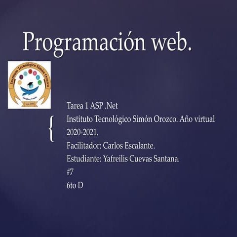Programacion web... asp.net