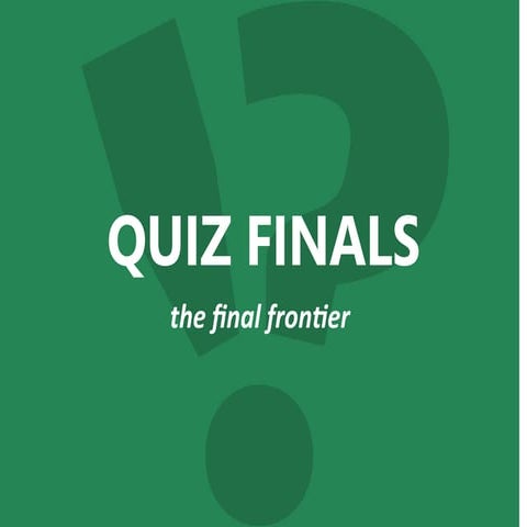Quiz Finals - XINO Intra 2015