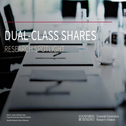 Dual-Class Shares - Research Spotlight