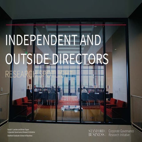Independent and Outside Directors