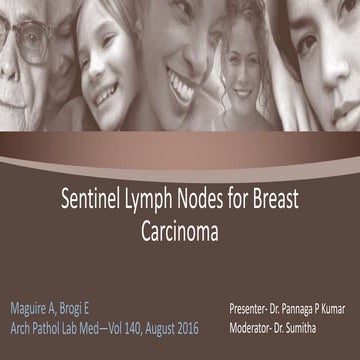 Sentinel lymph node breast ca