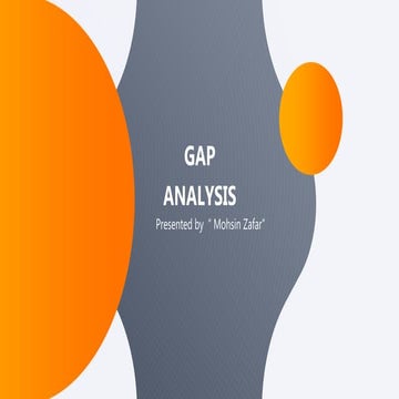 Gap Analysis Info graphic Presentation