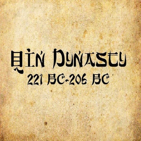 Qin dynasty