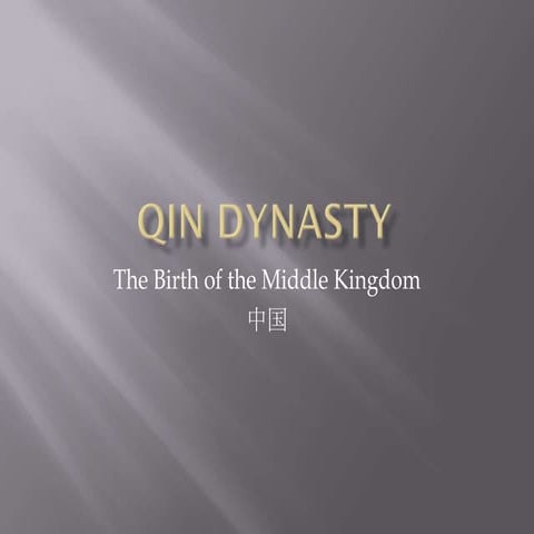 Qin dynasty