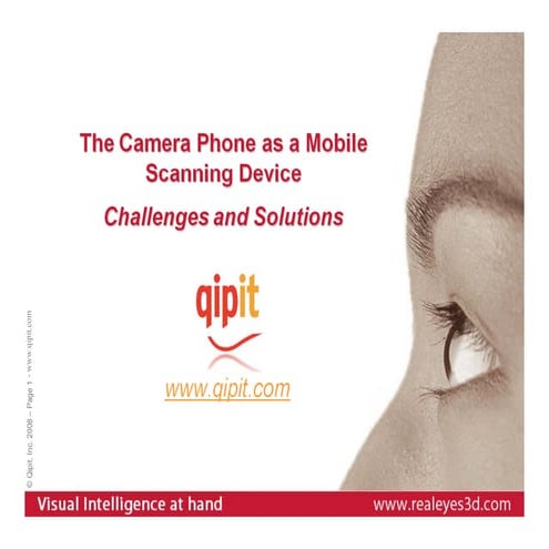 Qipit Mobile Scanning Challenges Solutions