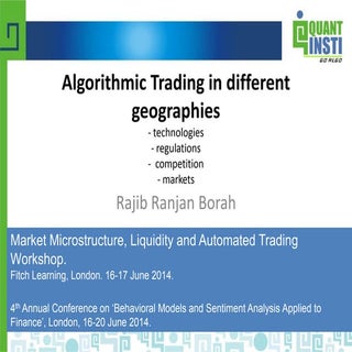Algorithmic Trading in Different La...