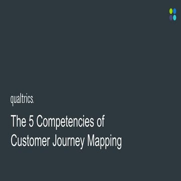The 5 Competencies for Customer Journey Mapping