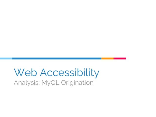 Website Accessibility