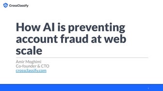How AI is preventing account fraud at web scale