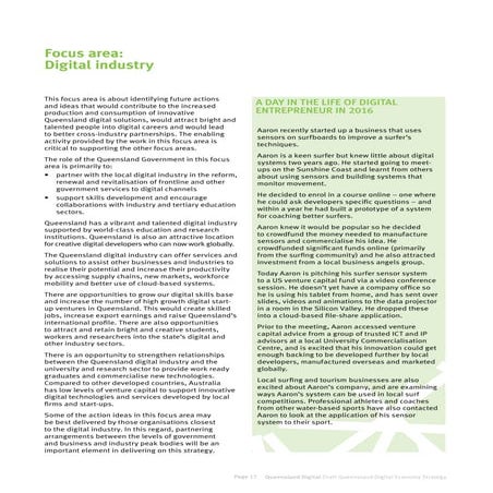 Queensland Digital Strategy Focus