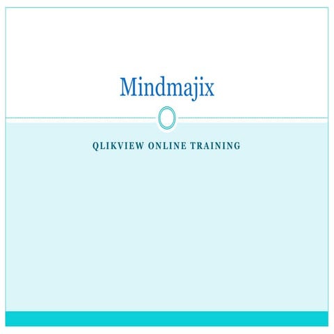 Qlikview online training