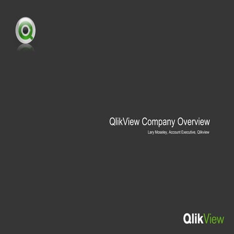 Qlikview Overview