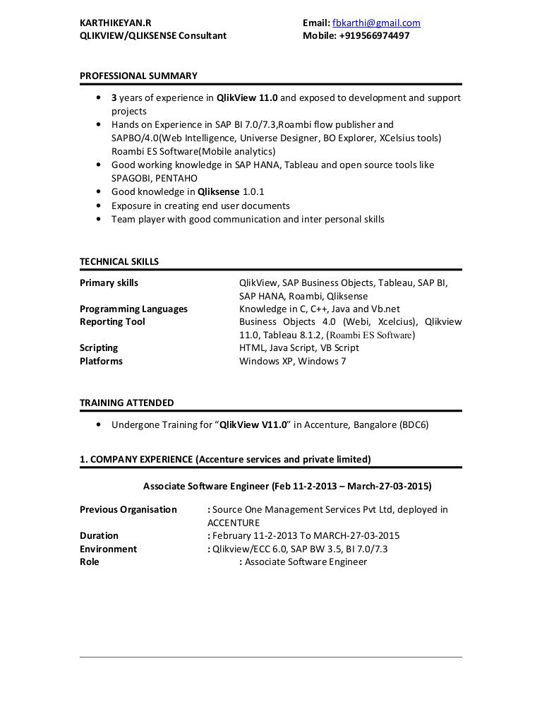 primary skills resume