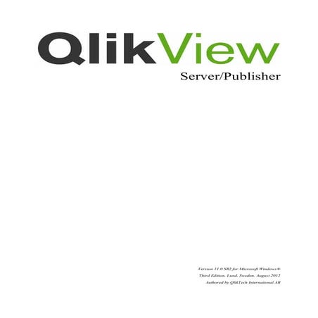 Qlik view server reference manual eng
