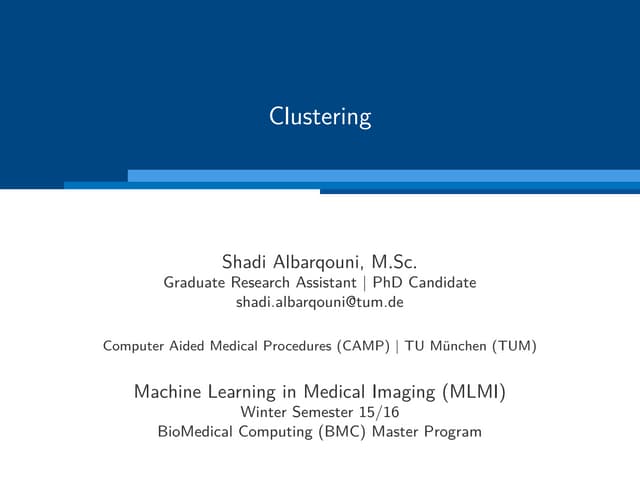 Clustering lect