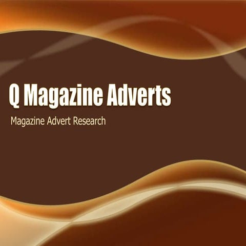 Q magazine Adverts 