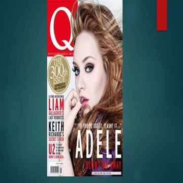 Q magazine front cover analysis