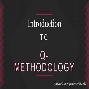 Q-Methodology