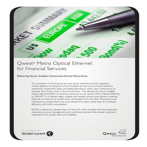 Qmoe For Financial Services Wp090860