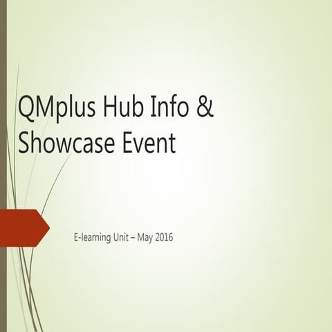 E-learning unit, queen mary, university of london