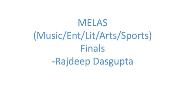 QMQ Finals 21/8/16