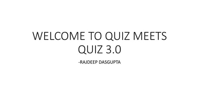 QMQ Prelims 21/8/16