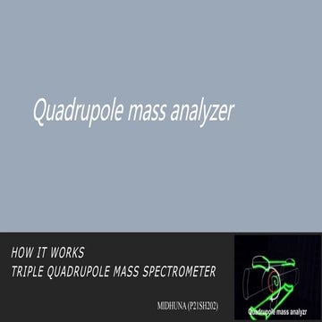 QUADRUPOLE MASS ANALYZER 