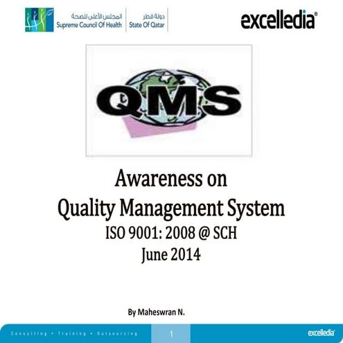 QMS awareness 12th may 2015