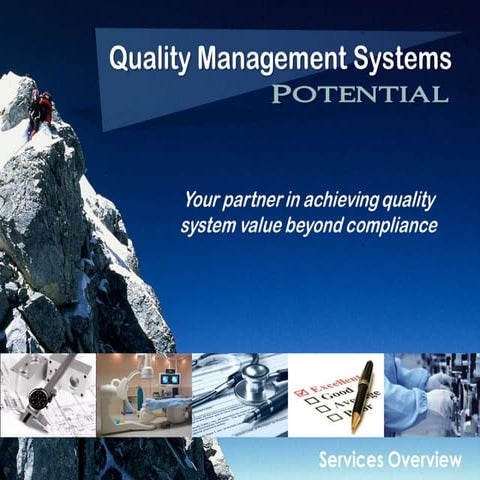 Quality Management Systems Potential LLC Brochure