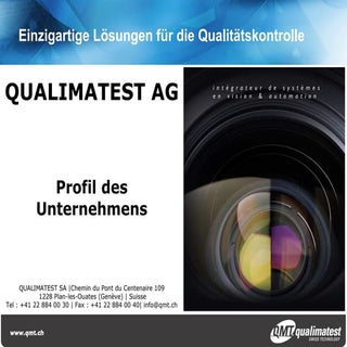 Qualimatest - Schweizer Marktführer...