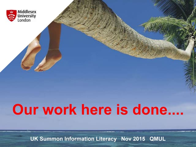 QMUL Summon Nov 2015