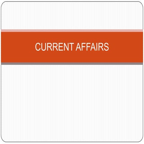 QnA 2 - Current Affairs