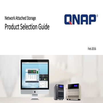 Qnap Product Selection Guide 2016