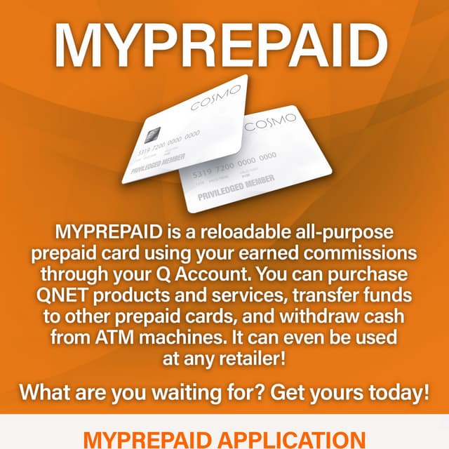 QNET MyPrepaid Card - English