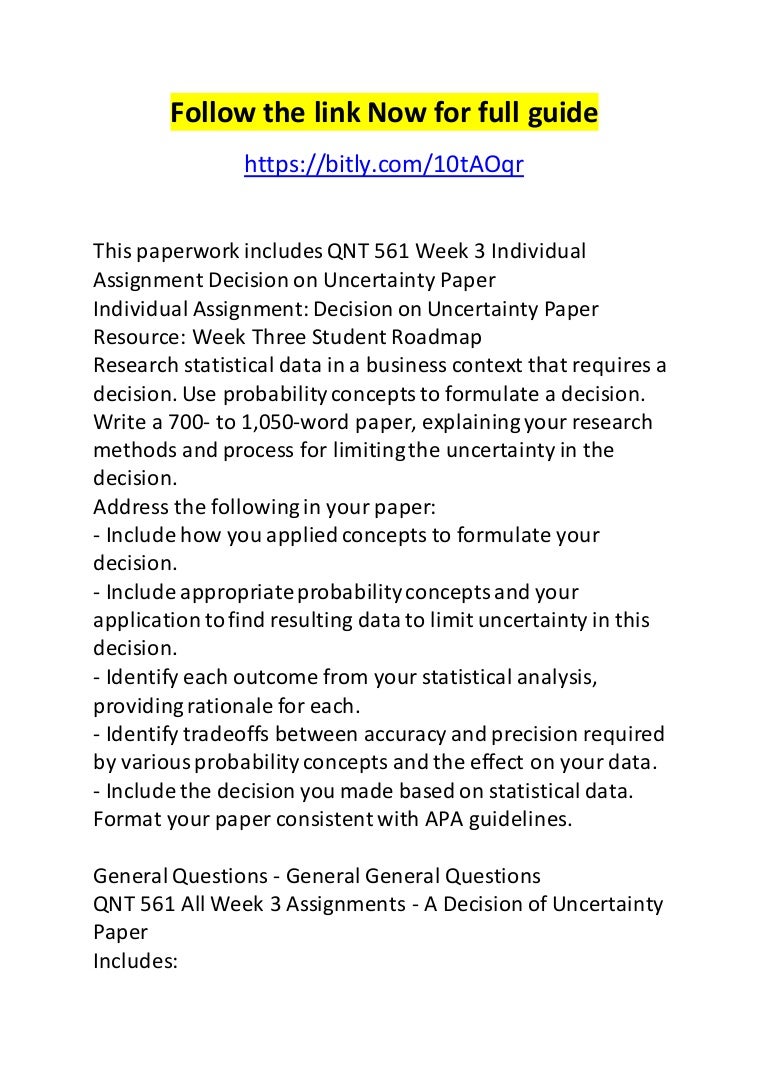 Decisions under uncertainty image
