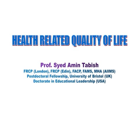 QoL Lecture final.ppt