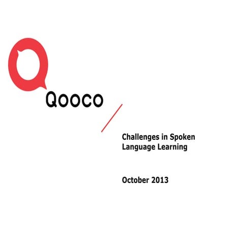 Qooco - Language Learning Challenges