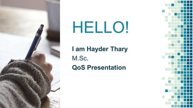 Qos   Quality of services 