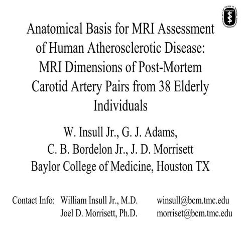 130 mri assessment of human atherosclerotic disease
