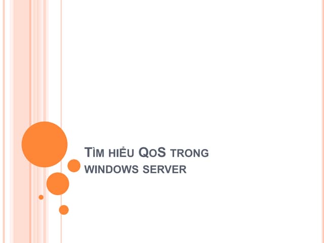 Qo s trên windows 