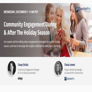 Community Engagement During & After The Holiday Season