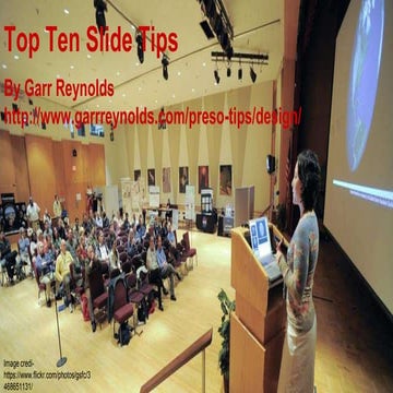 Top 10 Slide Tips