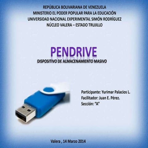 Presentacion el pendrive