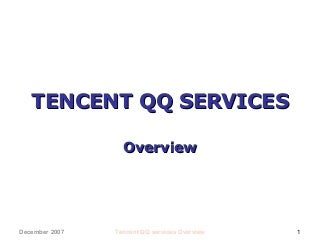 QQ Overview