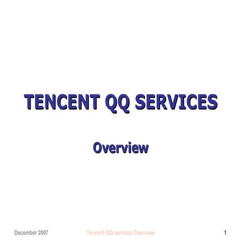 China's QQ | PPTX
