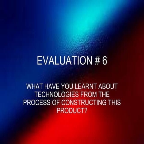 evaluation 6