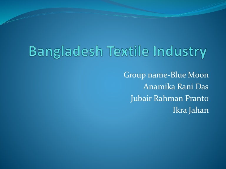 Bangladesh textile industry