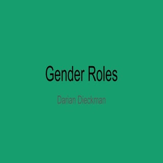 Gender roles