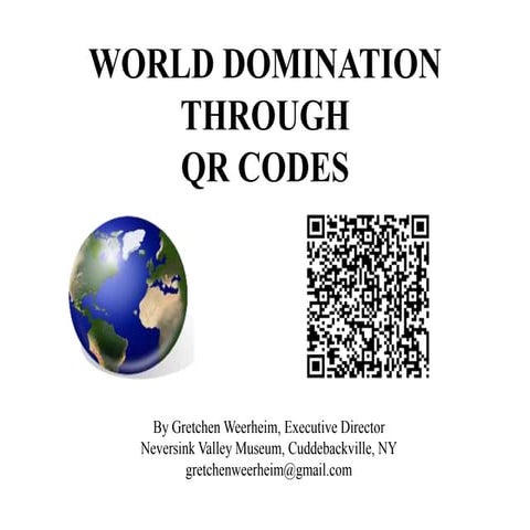 [THVInstitute13] Using QR Codes and iFilm