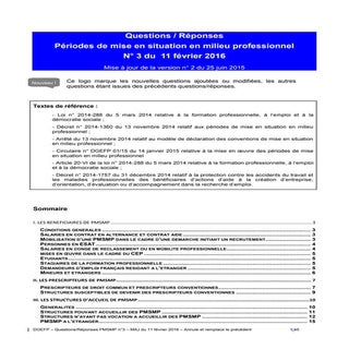 Cadre légal de mise en place de PMS...